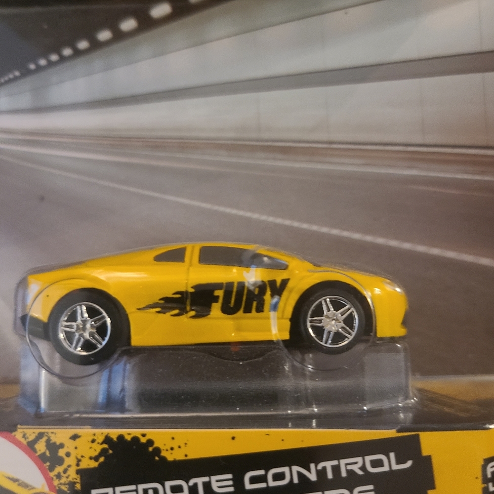RC Pocket Racers Remote Control Car - Yellow Fury - Picture 3 of 3